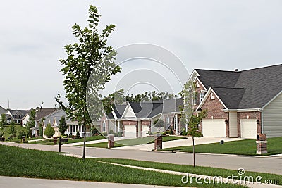 Midwest Homes Stock Photo