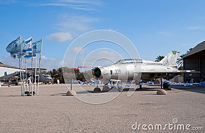 MiG-21U fighter jet Editorial Stock Photo