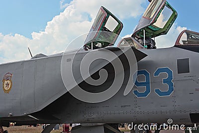 MiG-31 Foxhound Editorial Stock Photo