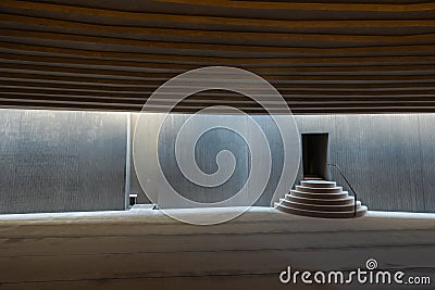 Mihrab and Minbar of Sancaklar Mosque. Editorial Stock Photo