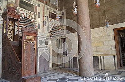 Mosque mihrab Stock Photo