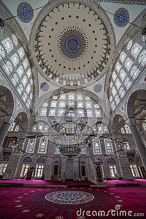 Mihrimah Sultan Mosque, Edirnekapi, Istanbul Stock Photo