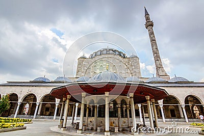 Mihrimah Sultan Mosque in istanbul, Turkey Editorial Stock Photo