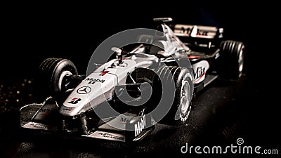 Mika Hakkinen`s world championship`s McLaren Editorial Stock Photo