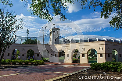 Habitat of Mike the Tiger at LSU Editorial Stock Photo