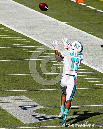 Mike Wallace Miami Dolphins Editorial Stock Photo