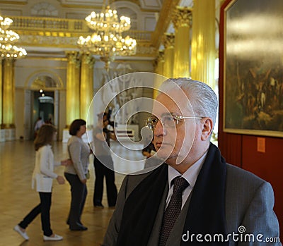 Mikhail Borisovich Piotrovsky Director of the State Hermitage Editorial Stock Photo