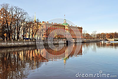 Mikhailovsky Castle, St. Petersburg Stock Photo