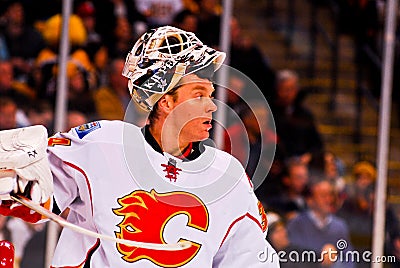 Mikka Kiprusoff Calgary Flames Editorial Stock Photo