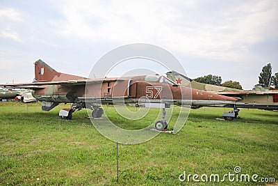Mikoyan-Gurevich MiG-27 Flogger Editorial Stock Photo