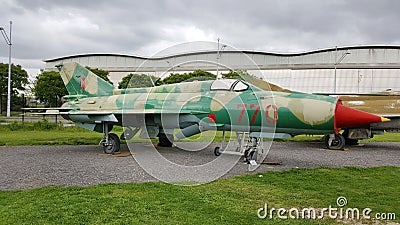 Mikoyan Gurevich MiG-21 PFM Editorial Stock Photo