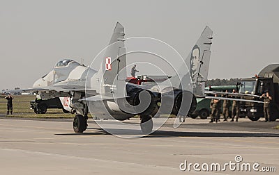 The Mikoyan MiG-29 Fulcrum Editorial Stock Photo