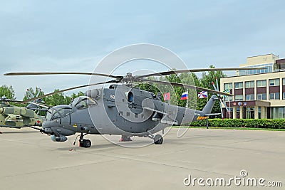 Mil Mi-35 helicopter Editorial Stock Photo