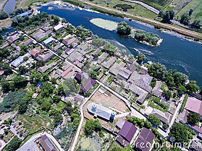 Mila 23 Danube Delta Romania. Traditional fisherman village in D Stock Photo