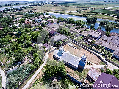 Mila 23 Danube Delta Romania. Traditional fisherman village in D Stock Photo