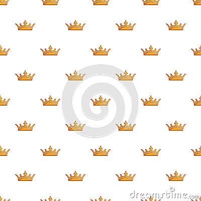 Milady crown pattern seamless Vector Illustration