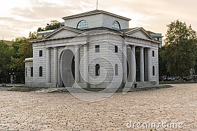 Milan - Arco della Pace Editorial Stock Photo