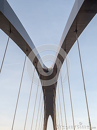 Milan: bridge buildings at Portello Stock Photo