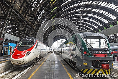 Milan Central Railway Station Milano Centrale, Italy Editorial Stock Photo