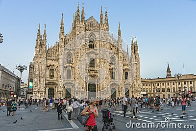 Milan - Duomo Editorial Stock Photo