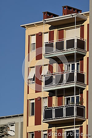 Milan Italy. buildings near Citylife and Portello Stock Photo