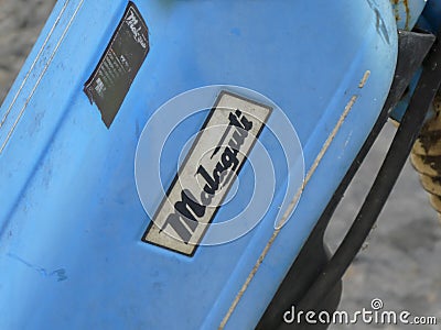 Malaguti vintage moped Editorial Stock Photo