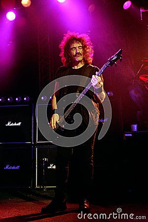 Black Sabbath , Geezer Butler Editorial Stock Photo
