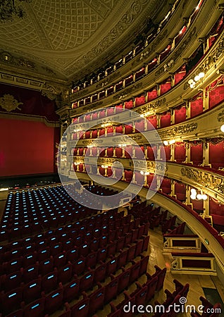 Scala Theater in Milan, Italy Editorial Stock Photo