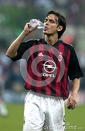 Filippo Inzaghi during the match Editorial Stock Photo