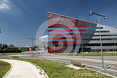 Milan Italy. modern buildings at Portello Stock Photo