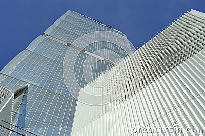 Milan, Italy, new Citylife skyscraper and residential house Editorial Stock Photo