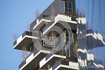 Milan, modern building Stock Photo