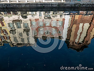 Milan: the bridge Stock Photo