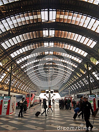 Milano Centrale railway station Editorial Stock Photo