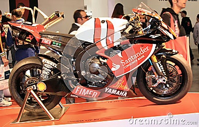 Milano, Italy - 2021 11 27: Eicma Milano Bike Expo Noriuki Haga 41 yamaha superbike Editorial Stock Photo