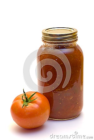 Mild Salsa Stock Photo