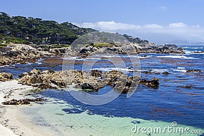 17 miles drive, Monterey Stock Photo