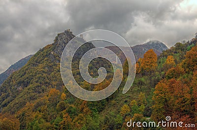 Mileseva fortress, Serbia - autumn picture Stock Photo