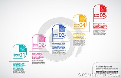 Milestone Company, Infographic Vector , roadmap design template. Vector Illustration