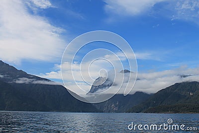 Milford Sound Fiordland National Park Stock Photo