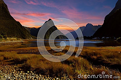 Milford sound, New Zealand Stock Photo