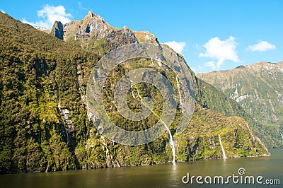 Milford sounds Stock Photo