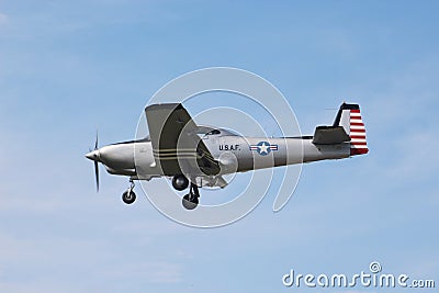 Military Airplane Propeller Powered Flying Editorial Stock Photo