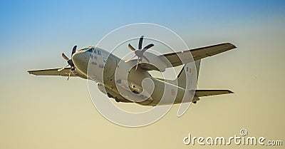 Military airplane from Romania Editorial Stock Photo