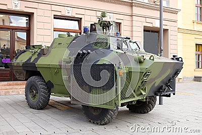 Military armored vehicle Stock Photo