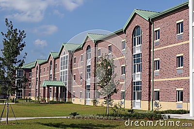 Military Barracks Stock Photo