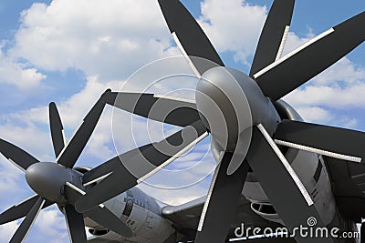 Military bomber plane Stock Photo