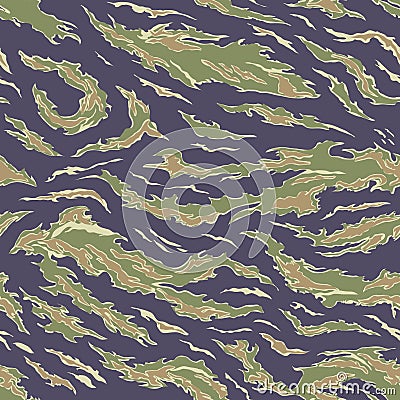 Military Camouflage Textile Pattern Vector Illustration