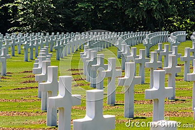 Military cemetery Editorial Stock Photo
