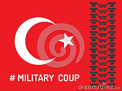 The military coup Stock Photo